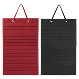 Maxbell Wall Hanging Earring Organizer Storage Holder Collection Home Decoration Red