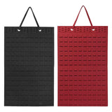 Maxbell Wall Hanging Earring Organizer Storage Holder Collection Home Decoration Red