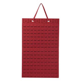 Maxbell Wall Hanging Earring Organizer Storage Holder Collection Home Decoration Red