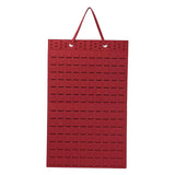 Maxbell Wall Hanging Earring Organizer Storage Holder Collection Home Decoration Red