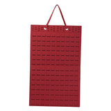 Maxbell Wall Hanging Earring Organizer Storage Holder Collection Home Decoration Red