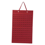 Maxbell Wall Hanging Earring Organizer Storage Holder Collection Home Decoration Red