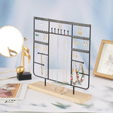 Maxbell Jewelry Organizer Stand Large Storage with Holes for Pendant Chain Women