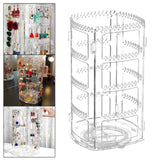 Maxbell Jewelry Organizer 168 Hole 168 Groove Earring Holder for Earring Necklace