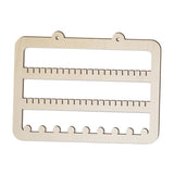 Maxbell Wall Mounted Earring Storage Organizer Wood, Decorative Photo Prop Durable