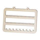 Maxbell Wall Mounted Earring Storage Organizer Wood, Decorative Photo Prop Durable