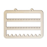Maxbell Wall Mounted Earring Storage Organizer Wood, Decorative Photo Prop Durable