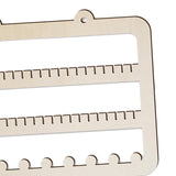 Maxbell Wall Mounted Earring Storage Organizer Wood, Decorative Photo Prop Durable