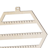 Maxbell Earring Display Stand Hexagonal Shaped Hanging for Ear Stud Necklaces Store