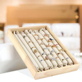 Maxbell Ring Tray Earrings Tray Jewelry Accessories for Jewelry Showcase Home Women Beige