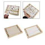 Maxbell Ring Tray Earrings Tray Jewelry Accessories for Jewelry Showcase Home Women Beige