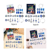 Maxbell Christmas Bracelets Beaded Bracelet for Party Favors Holiday Style A