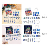 Maxbell Christmas Bracelets Beaded Bracelet for Party Favors Holiday Style A