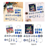 Maxbell Christmas Bracelets Beaded Bracelet for Party Favors Holiday Style A