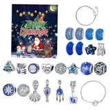 Maxbell Christmas Bracelets Beaded Bracelet for Party Favors Holiday Style B