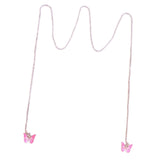 Maxbell Face Chain Dainty Butterfly Pendant Trendy for Belly Dancer Bridal Cosplay
