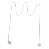 Maxbell Face Chain Dainty Butterfly Pendant Trendy for Belly Dancer Bridal Cosplay