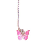 Maxbell Face Chain Dainty Butterfly Pendant Trendy for Belly Dancer Bridal Cosplay