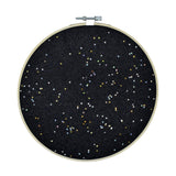Maxbell Round Brooch Pin Organizer Delicate Glittering for Lapels Badges Earrings Black