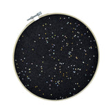 Maxbell Round Brooch Pin Organizer Delicate Glittering for Lapels Badges Earrings Black