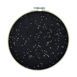 Maxbell Round Brooch Pin Organizer Delicate Glittering for Lapels Badges Earrings Black