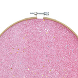 Maxbell Round Brooch Pin Organizer Delicate Glittering for Lapels Badges Earrings Pink