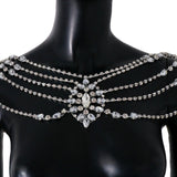 Maxbell Shoulder Chain Necklace Dress Accessories for Evening Party Summer Beach