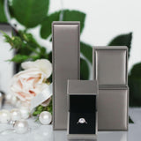 Maxbell Jewelry Box Pendant Necklace Box Bracelet Rings Case Set Silver