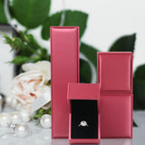 Maxbell Jewelry Box Pendant Necklace Box Bracelet Rings Case Set Red