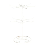 Maxbell Jewelry Display Stand Hanging 2 Layer for Necklace Earrings Studs Jewelry