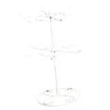 Maxbell Jewelry Display Stand Hanging 2 Layer for Necklace Earrings Studs Jewelry