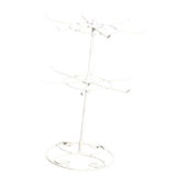 Maxbell Jewelry Display Stand Hanging 2 Layer for Necklace Earrings Studs Jewelry