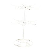 Maxbell Jewelry Display Stand Hanging 2 Layer for Necklace Earrings Studs Jewelry