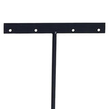 Maxbell 3x Earrings Display Stand Holder Wooden Base for Rings Tradeshow Shops Black