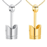 Maxbell Cremation Urn Necklace Exquisite Keepsake Bereavement Gift for Perfume Ashes Silver