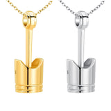 Maxbell Cremation Urn Necklace Exquisite Keepsake Bereavement Gift for Perfume Ashes Silver