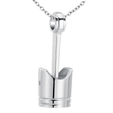 Maxbell Cremation Urn Necklace Exquisite Keepsake Bereavement Gift for Perfume Ashes Silver