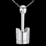 Maxbell Cremation Urn Necklace Exquisite Keepsake Bereavement Gift for Perfume Ashes Silver