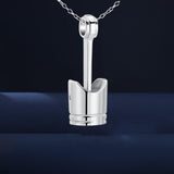 Maxbell Cremation Urn Necklace Exquisite Keepsake Bereavement Gift for Perfume Ashes Silver