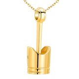 Maxbell Cremation Urn Necklace Exquisite Keepsake Bereavement Gift for Perfume Ashes Golden