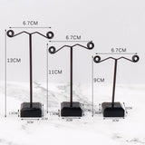 Maxbell 3x Stud Earrings Display Stand Holder for Photography Props Show Showcase
