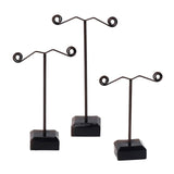 Maxbell 3x Stud Earrings Display Stand Holder for Photography Props Show Showcase