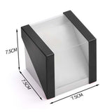 Maxbell 6 Pieces Watch Storage Box Transparent Protective for Travel Birthday
