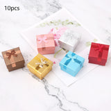 Maxbell Gift Box Gift Wrapping Jewelry Packaging for Parties Wedding Christmas 10Pcs Square