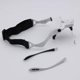 Maxbell Head Magnifier Adjustable Headband for Painting Electronic Repair Sewing