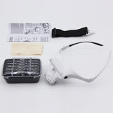 Maxbell Head Magnifier Adjustable Headband for Painting Electronic Repair Sewing