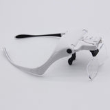 Maxbell Head Magnifier Adjustable Headband for Painting Electronic Repair Sewing