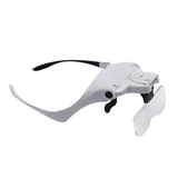 Maxbell Head Magnifier Adjustable Headband for Painting Electronic Repair Sewing