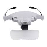 Maxbell Head Magnifier Adjustable Headband for Painting Electronic Repair Sewing