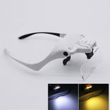 Maxbell Head Magnifier Adjustable Headband for Painting Electronic Repair Sewing